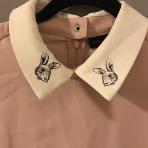 Bunny Collar School Girl Dress